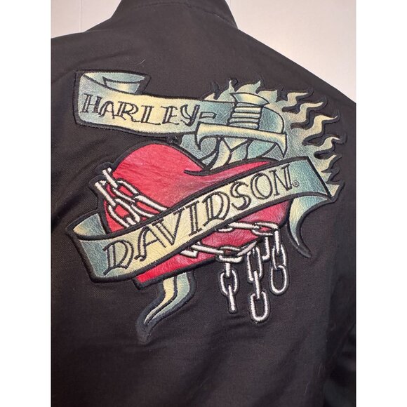 Harley-Davidson Wicked Heart Women’s Black Riding Jacket – Size XS - Picture 3 of 15